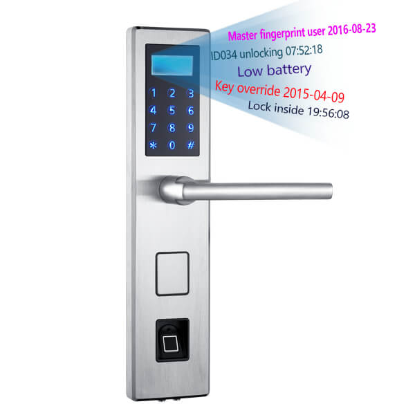 Fingerprint Enabled Door Lock