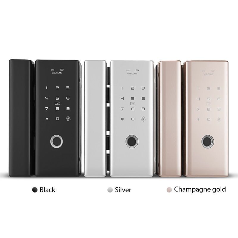 Tuya Smart Glass Door Lock For Office - Image 5