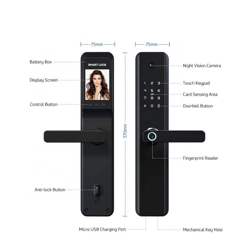 Wifi Door Lock With Camera - Image 2