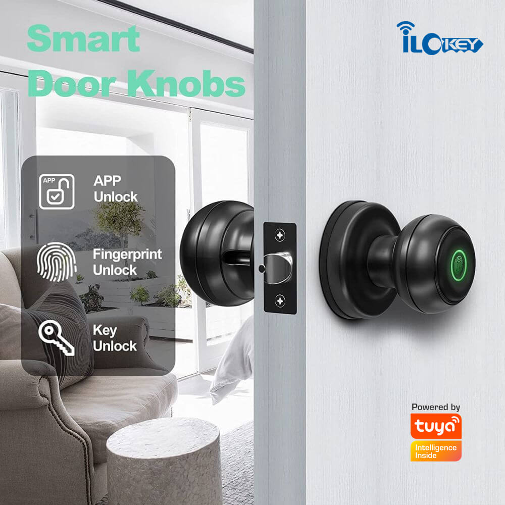 Tuya APP Smart Fingerprint knob lock with Apple Homekit