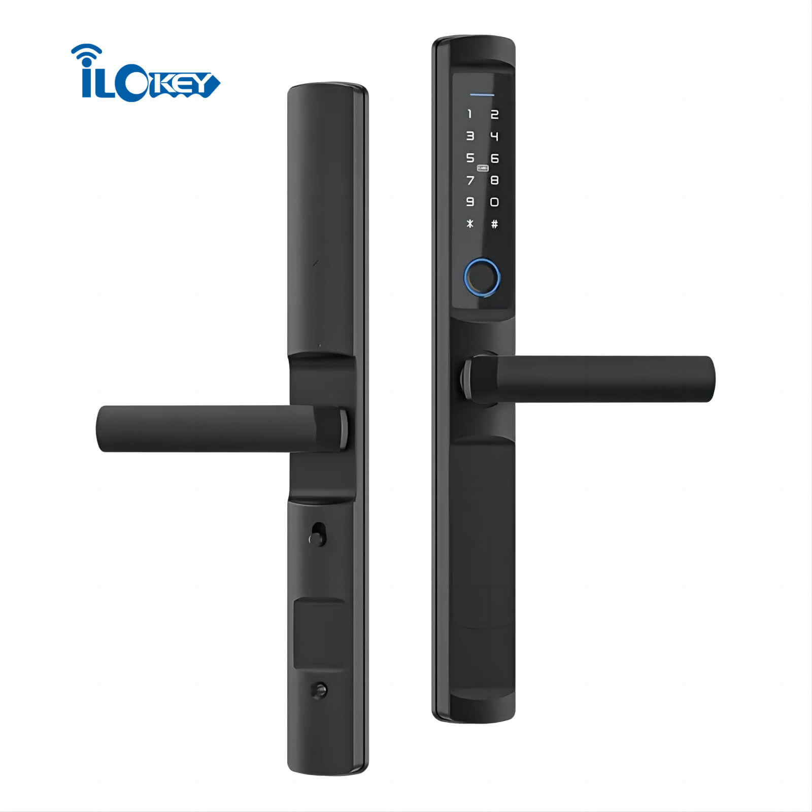 iLockey Waterproof Tuya Smart Digital Aluminum Lock Electronic Fingerprint Smart Lock - Image 5