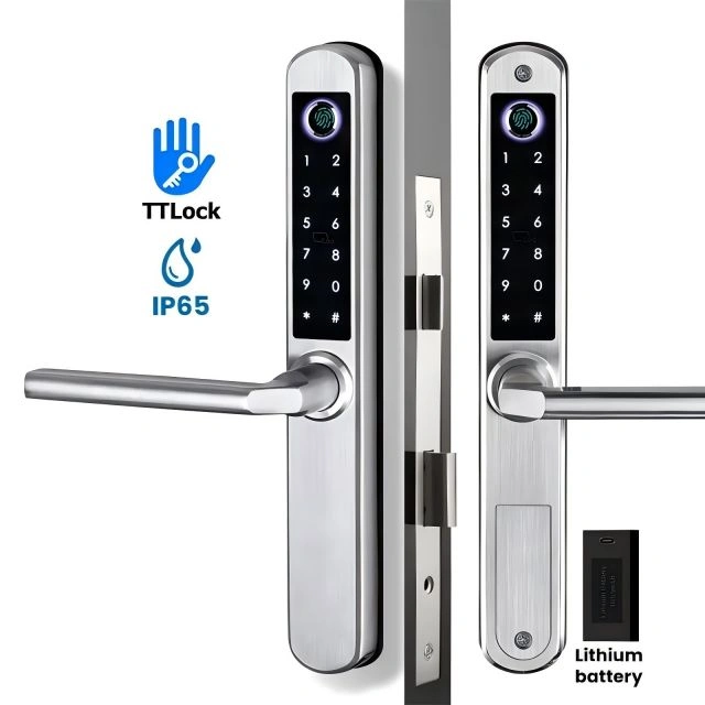 Tuya PVC Aluminum door Lock Series 07