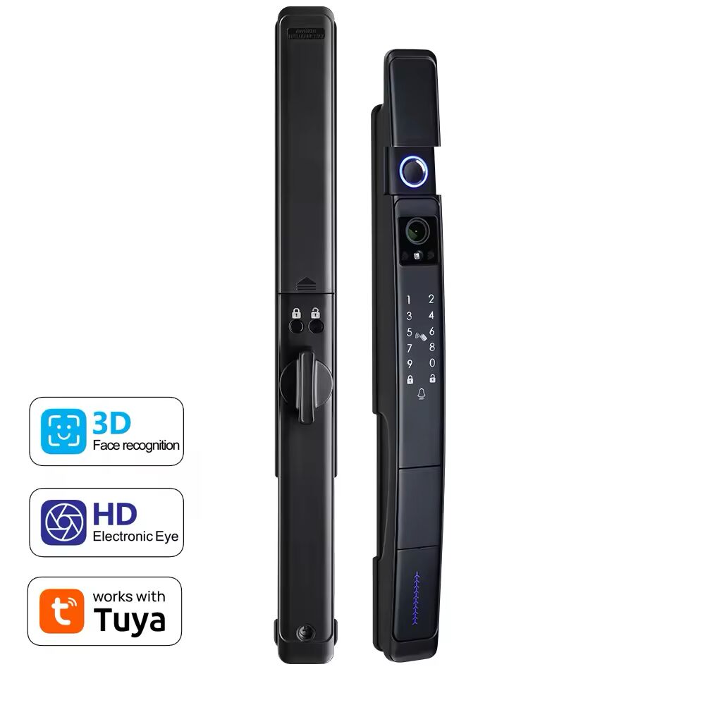 3D Face Recognition Fingerprint Smart Door Lock APP Control Biometric Keyless Entry Outdoor