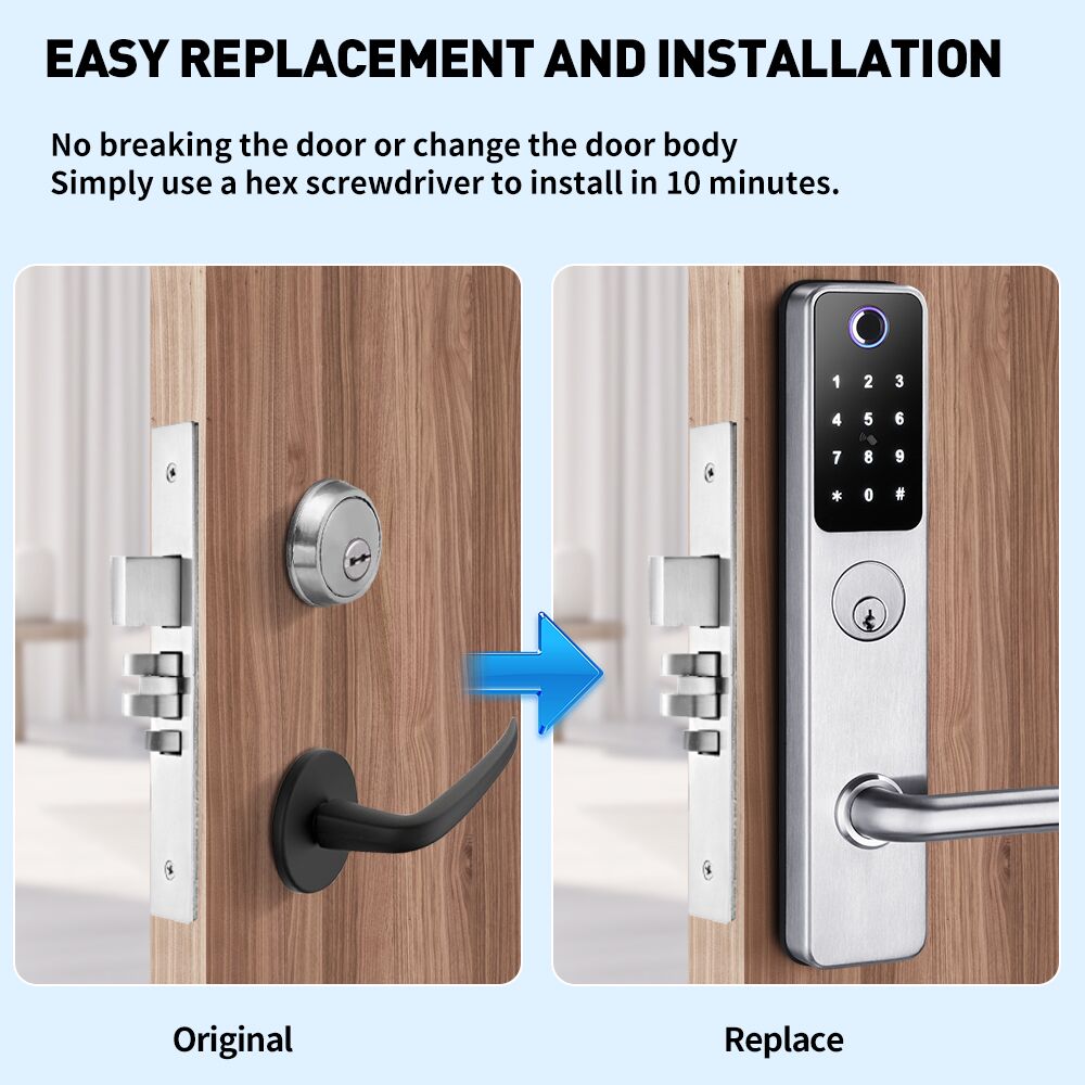 ANSI Standard Mortise Smart Lock | UL Certified 304 Stainless Steel - Image 8