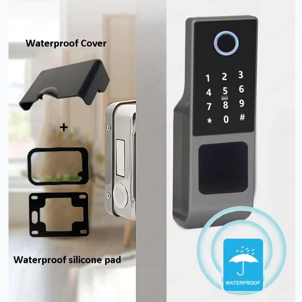 Digital Outdoor Door Intelligent Wifi Exterior Waterproof Metal Gate Smart Door Remote Control Electronic Rim Lock - Image 5