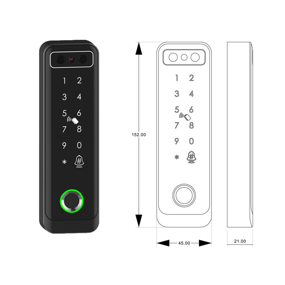 All-in-One Face Recognition Access Controller (Waterproof & TTLock Powered) - Image 6