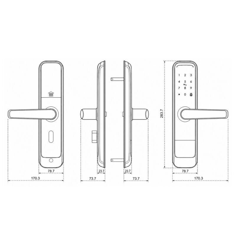 Smart Digital RFID Keypad TTLock Door Lock - Image 4