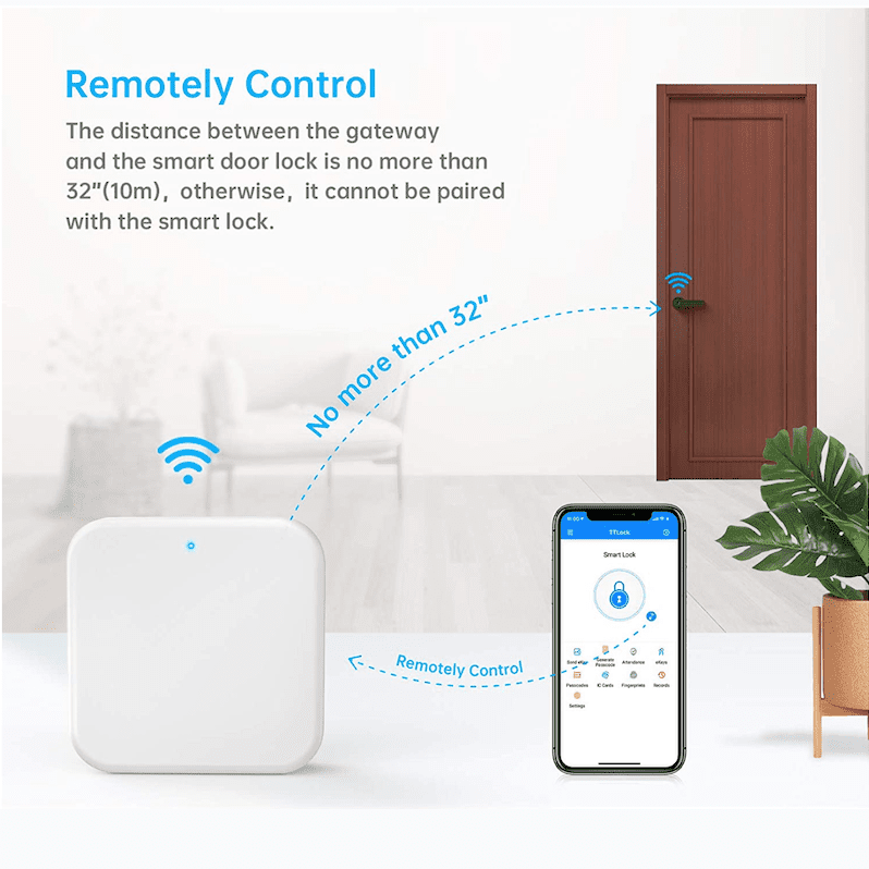 Smart Gateway G4 No Wiring Required Wireless Hub for TTLock App Remote Management - Image 3